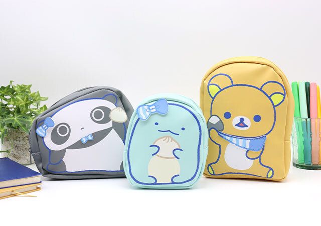 『LAWSON×San-X Characters キャラポーチBOOK すみっコぐらし とかげver.』『LAWSON×San-X Characters キャラポーチBOOK すみっコぐらし リラックマver.』『LAWSON×San-X Characters キャラポーチBOOK すみっコぐらし たれぱんだver.』