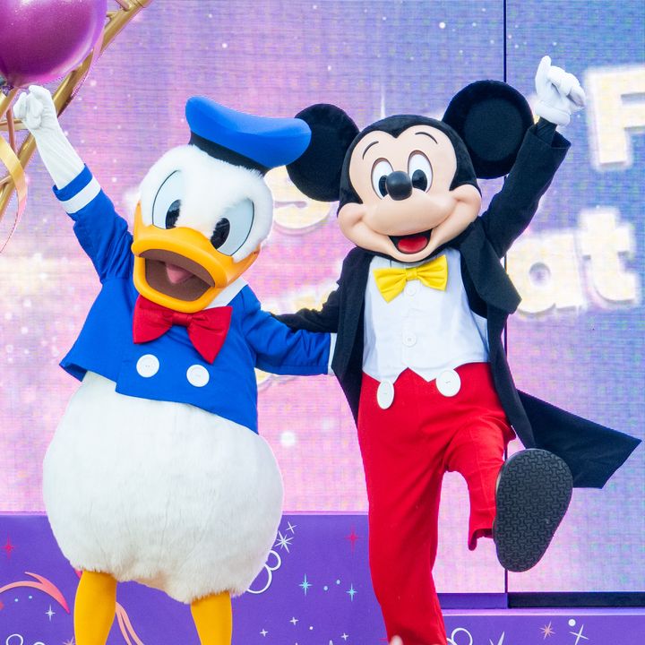 セーラー服姿の「ドナルドダック」