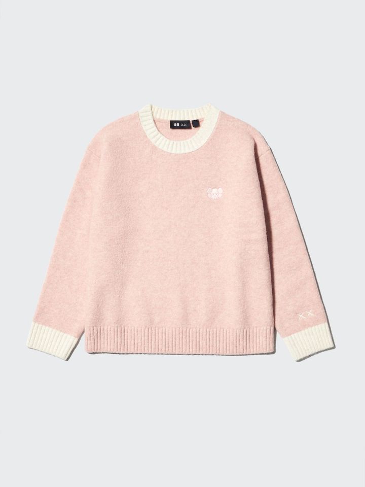 スフレヤーンクルーネックセーター（3色展開）¥2,990