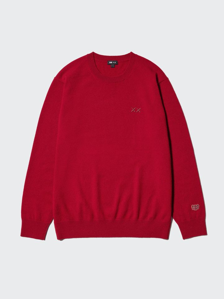 カシミヤクルーネックセーター（3色色展開） ¥12,900