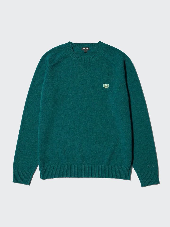 ラムクルーネックセーター（4色展開） ¥3,990