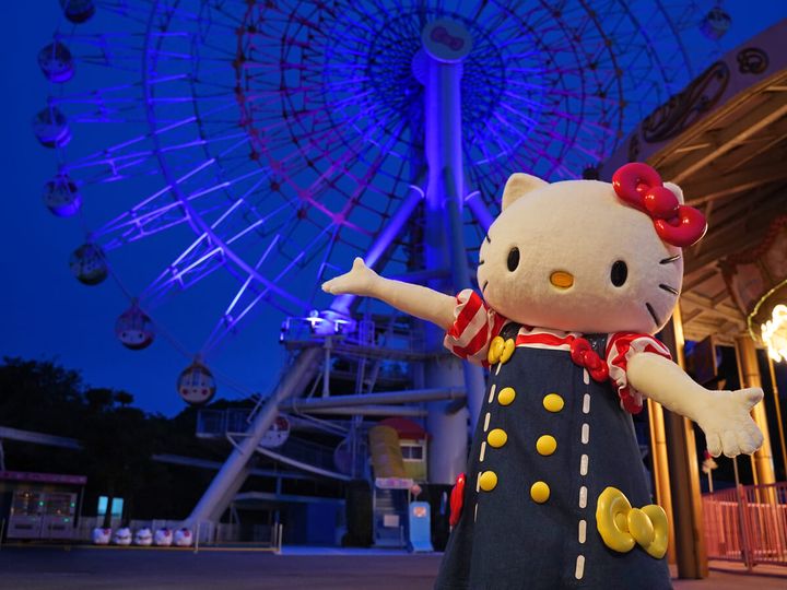 ハーモニーランド「大観覧車ワンダーパノラマ パープルライトアップ」