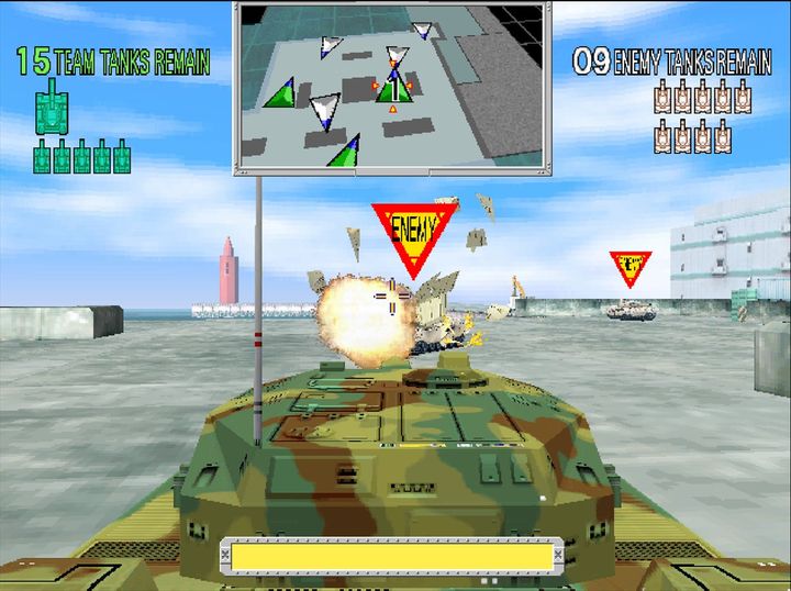 『アーケードアーカイブス トーキョーウォーズ』スクリーンショット TOKYO WARS＆ （C）Bandai Namco Entertainment Inc. Arcade Archives Series Produced by HAMSTER Corporation width=