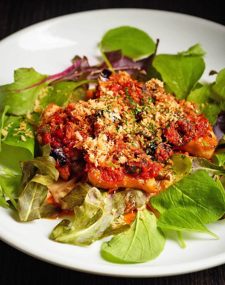 新橋『French-Bar Refuge』の「カジキのポワレ プロヴァンス風」