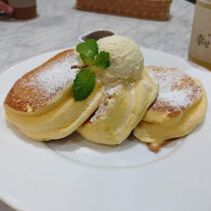 ふわふわのパンケーキ