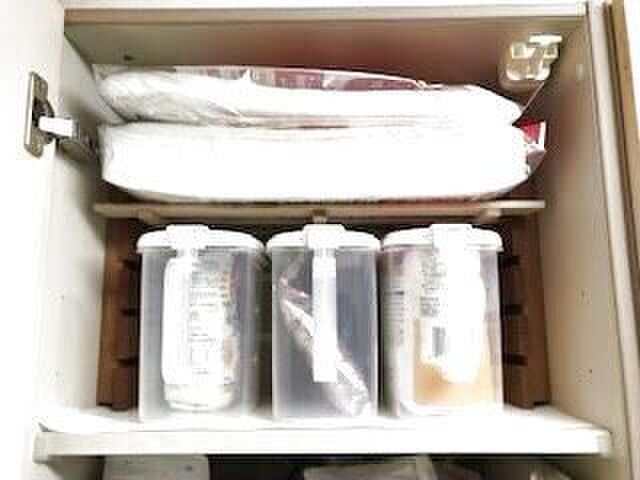 奥行きのある収納ができます