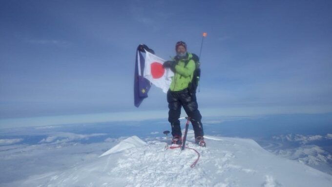 初めての海外登山は、単独でマッキンリーに登頂（写真提供・市川高詩さん）