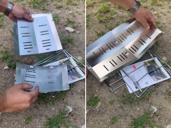 「吊るすだけ」で収納棚に変身！旅行やキャンプの荷物問題を解決するアイテムが神すぎた