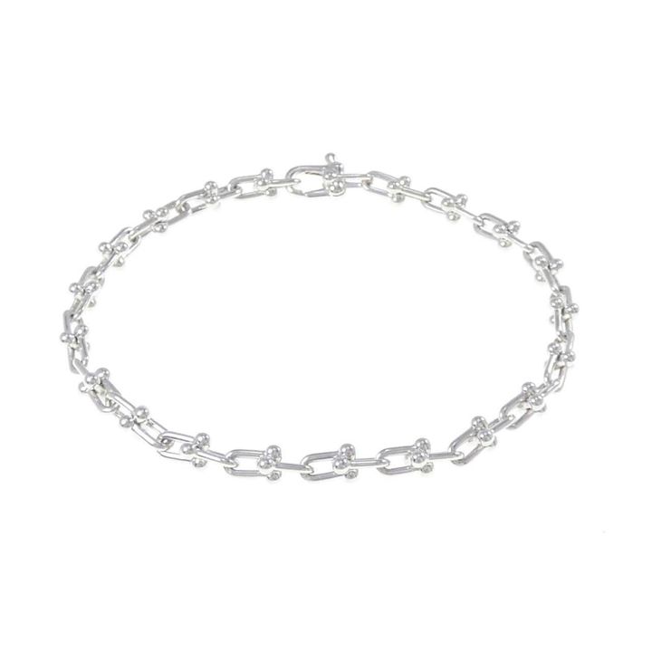 ティファニーのハードウェアマイクロリンクブレスレット