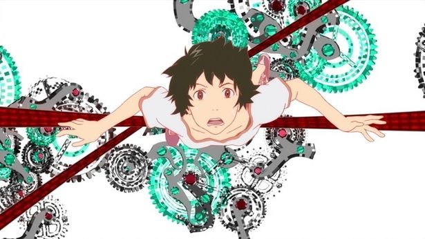  真琴は、故障した自転車で遭遇した踏切事故の瞬間、「タイムリープ」能力を手に入れる (C)「時をかける少女」製作委員会2006