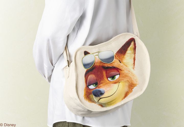 ズートピア／フェイスショルダーバッグ
