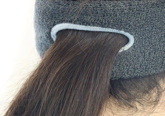 セリアの時短美人 後ろ髪が束ねられるヘアーバンド