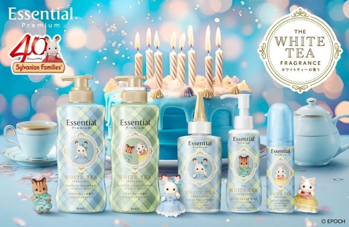 花王のヘアケアブランド「Essential（エッセンシャル）」の公式Xは、「Essential Premium（エッセンシャル プレミアム）」シリーズから、「シルバニアファミリー」デザインボトルを11月22日から数量限定発売すると発表しました。