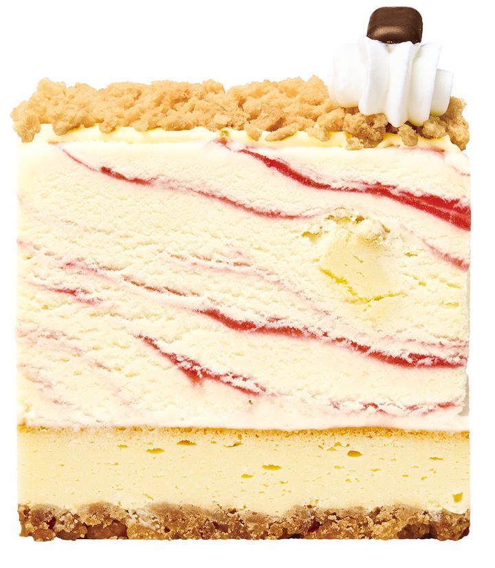 ３１ ザ・チーズケーキ made from ストロベリーチーズケーキ 断面