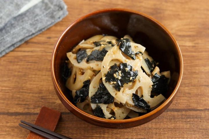 れんこんの海苔ナムル