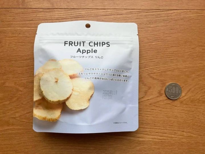 DAISO(ダイソー)：金川 フルーツチップス りんご 22g