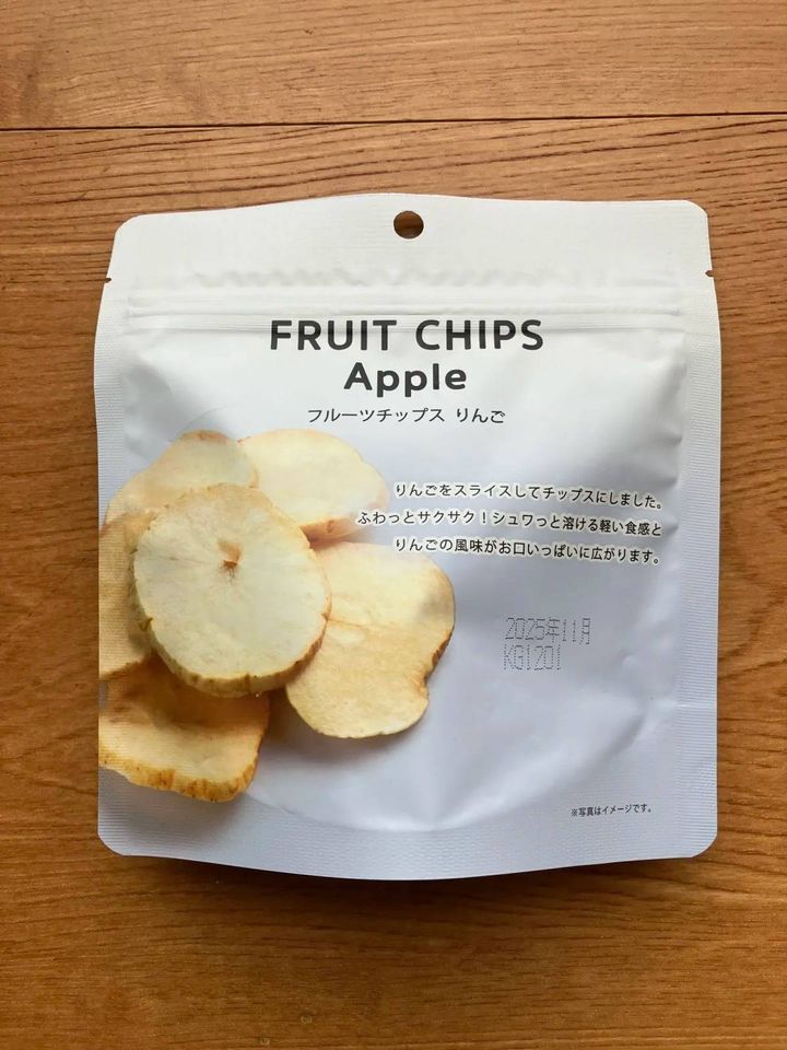 DAISO(ダイソー)：金川 フルーツチップス りんご 22g