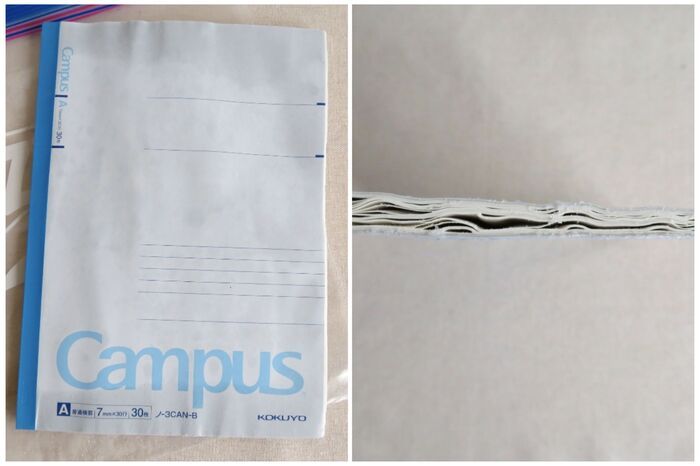 『濡れたノート』冷凍してみて！意外すぎる“よみがえりテク”→実際に試した結果は！？