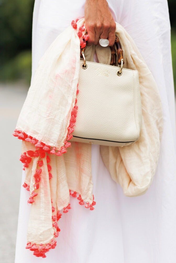 『グッチ』のバッグもサイズ感が気に入っています