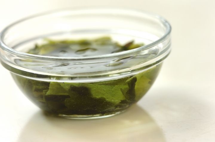 豆腐入り卵スープの下準備1