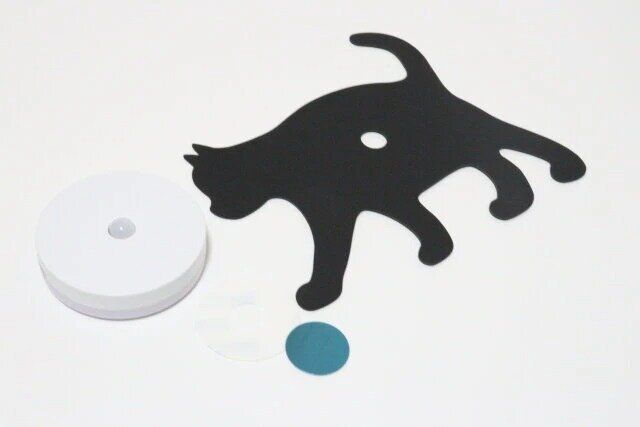 ダイソーのLEDシルエットライト