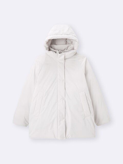 2025gu冬女性おすすめウォームパデッドステッチレスコート