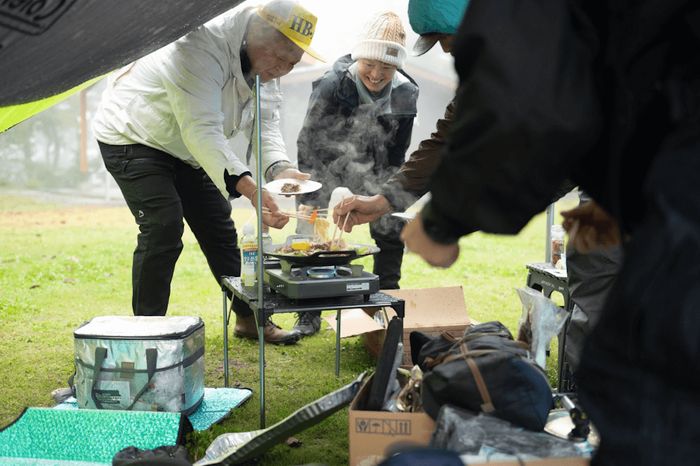 イベントでのキャンプ飯作り