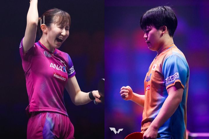 早田ひな、世界21位の難敵にフルゲーム逆転勝ちで2回戦進出 松島輝空は