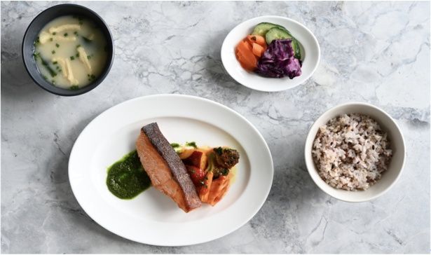 カフェテリアで食べられるランチメニュー