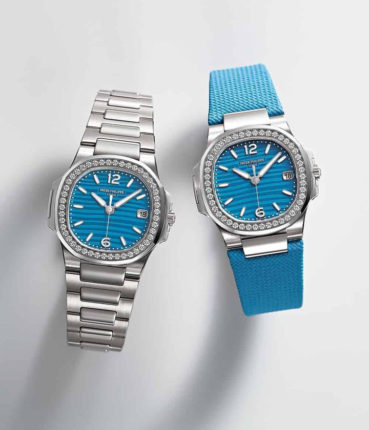 パテック フィリップ 時計 ノーチラス 左「7010/1G-013」右「7010G-013」