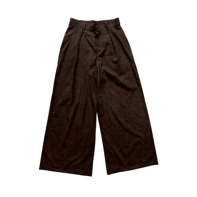 しまむらhidekaサテンストレートパンツ