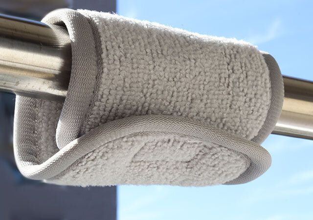 物干し竿クリーナー 巻き付け