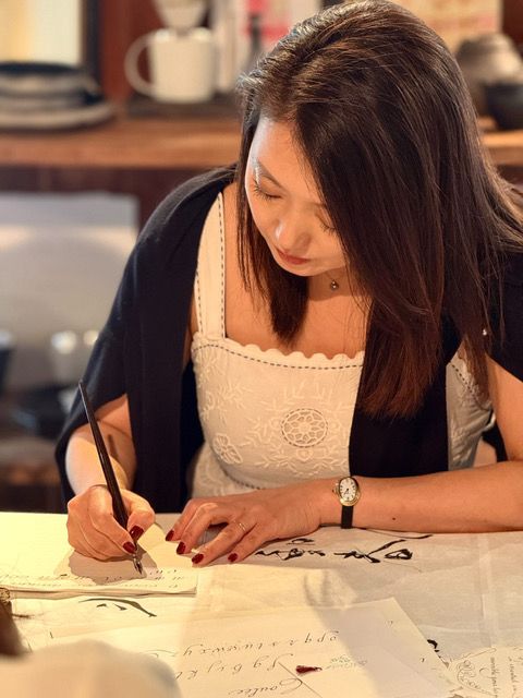 日本での素敵な出会い、カリグラファーをやっていて本当によかった！【夢見るパリ】