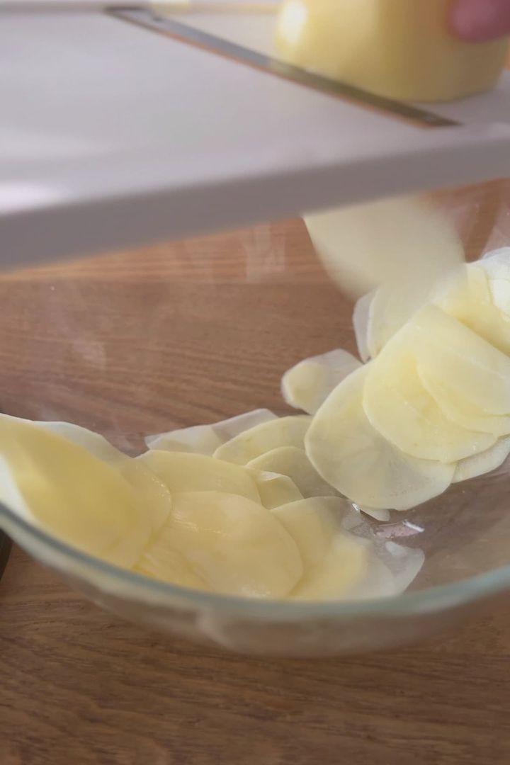 ポテトミルフィーユ工程1