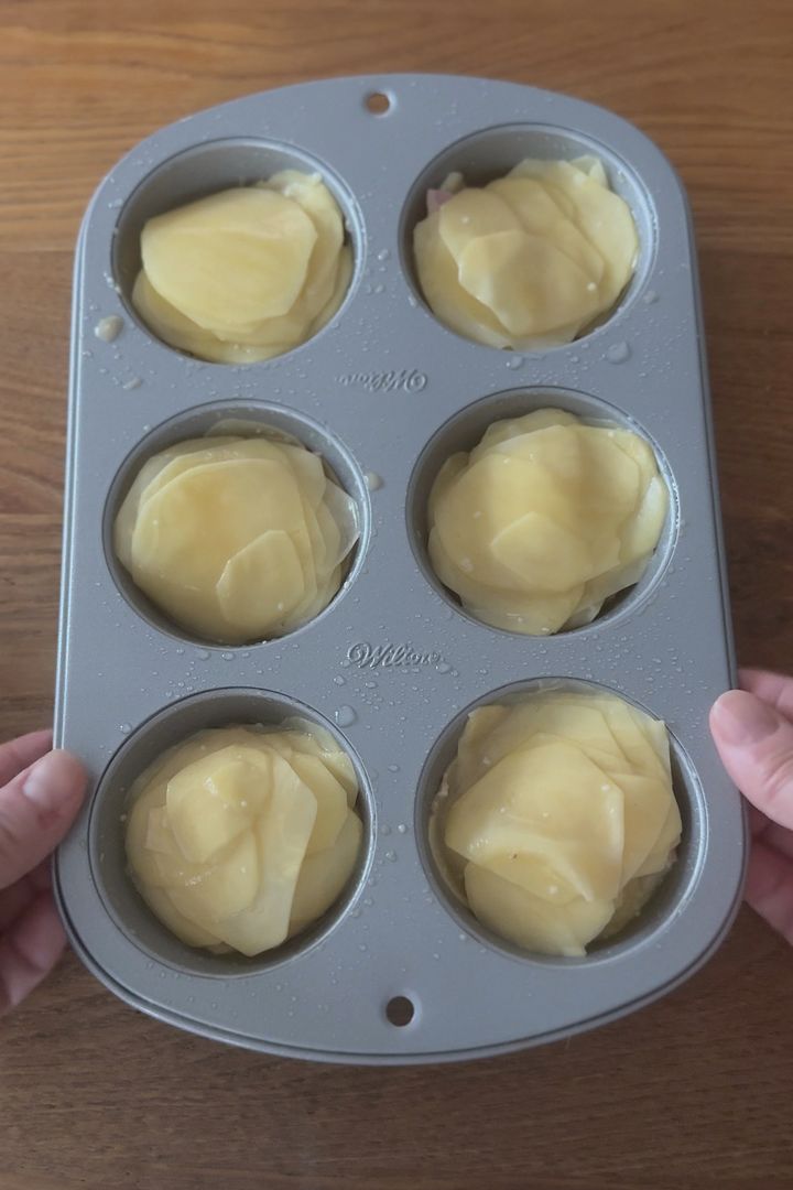 ポテトミルフィーユ工程4