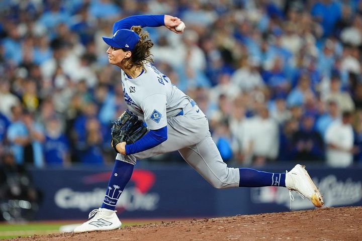 ドジャースのタイラー・グラスノー（C）Getty Images