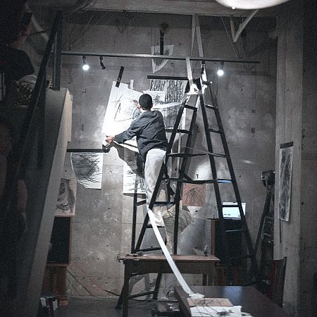 【東京都江東区】美術家ASUKI×音楽家hofli / TakashiTsudaによる即興セッション、11/23にgift_labで開催