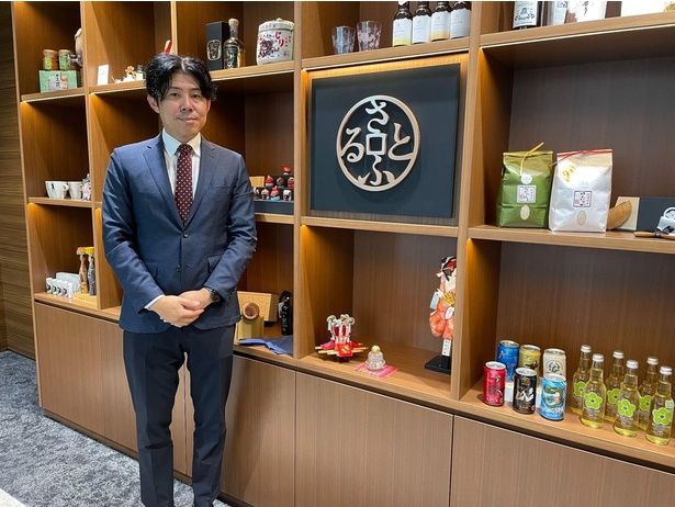 今回取材に対応してくれた、株式会社さとふる 取締役副社長兼COO・青木大介さん 【撮影＝西脇章太】