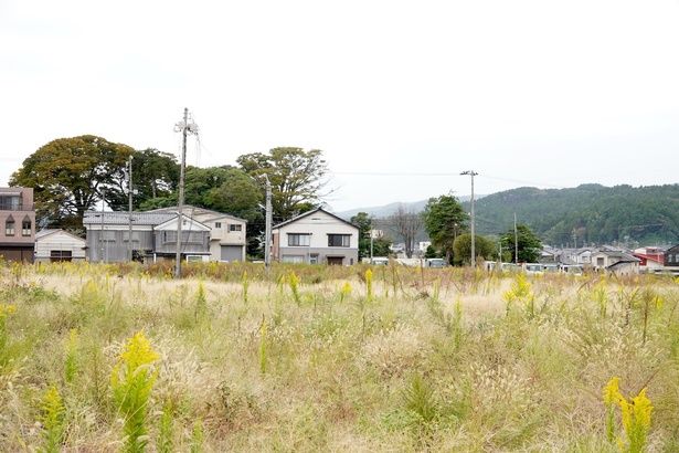 能登半島地震によって焼失して、なにもなくなってしまった朝市通り