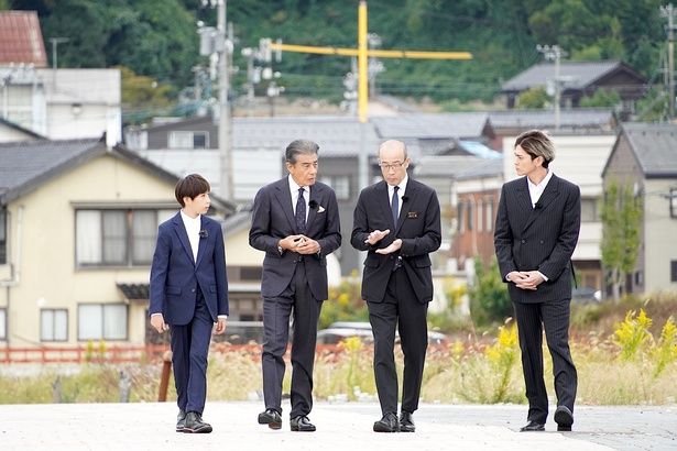 震災があった輪島市街地を輪島市長と訪問