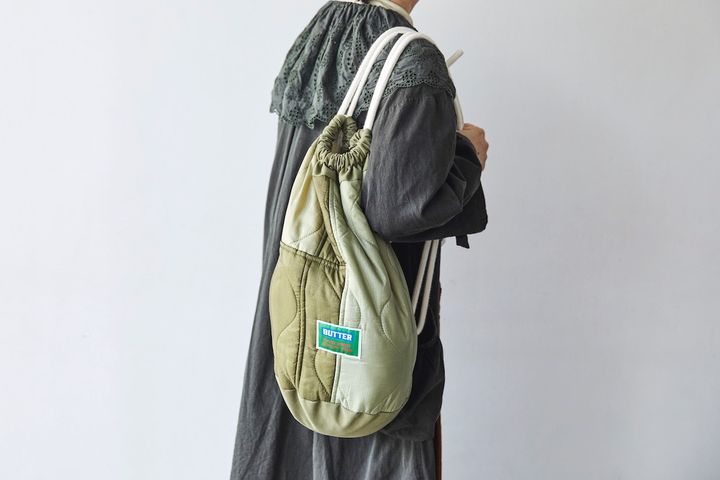 グリーンバター ナップサックバッグ