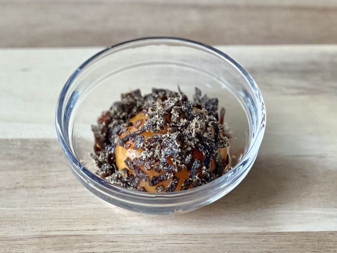 卵黄塩昆布漬け