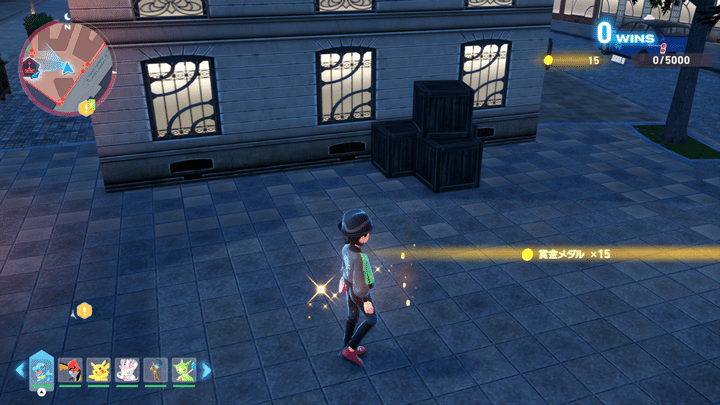 賞金メダルをゲット