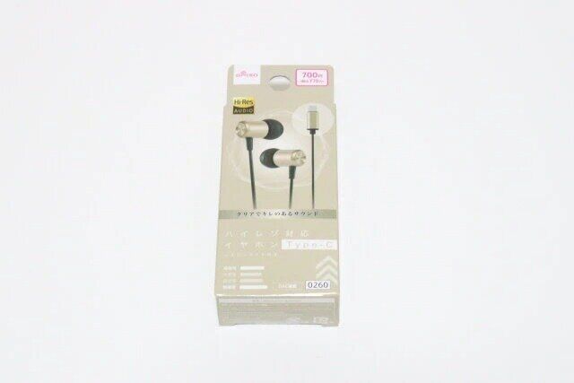 ダイソー ハイレゾ対応 Type-C イヤホン パッケージ