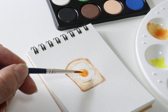 絵の具（8色セット） 使用例