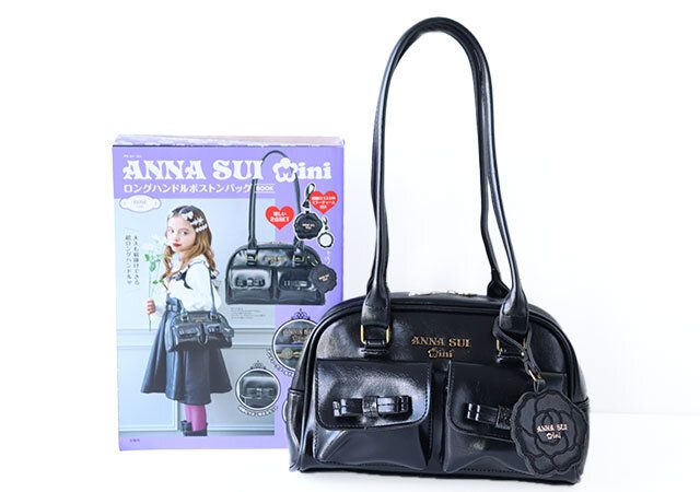 宝島社ムック付録ANNA SUI mini ロングハンドルボストンバッグBOOKROSE ver.1
