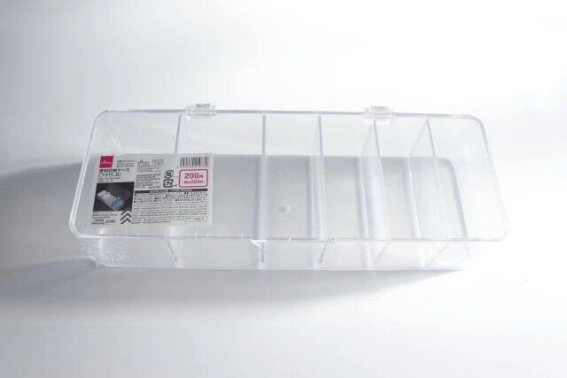 ダイソー 透明収納ケース（フタ付、B） パッケージ
