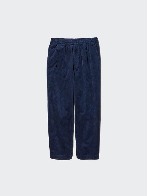 2025ユニクロ冬女性おすすめコーデュロイイージーアンクルパンツ