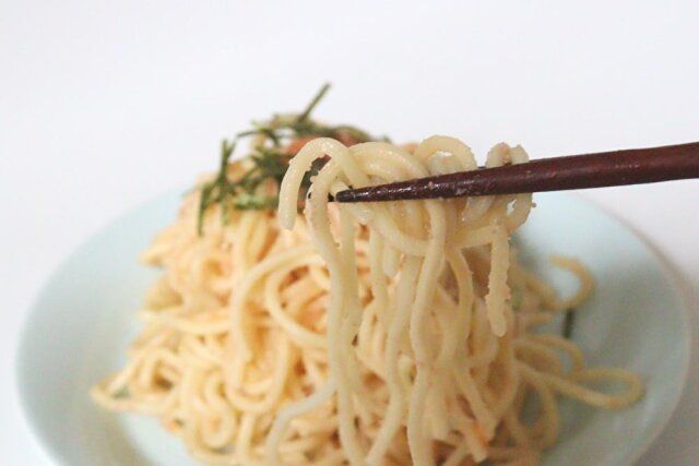 まいばすけっとのカラヒグ麺はモチモチ食感