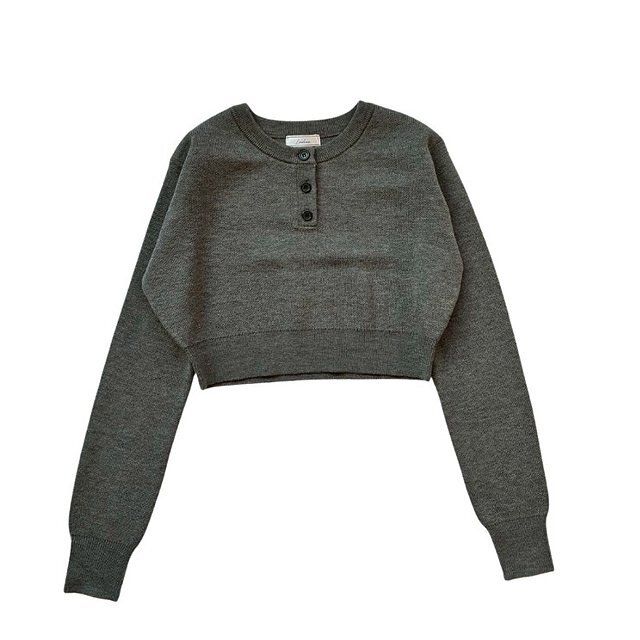 しまむらhidekaヘンリーネックニットプルオーバー